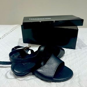Black flat sandals! New with tags!